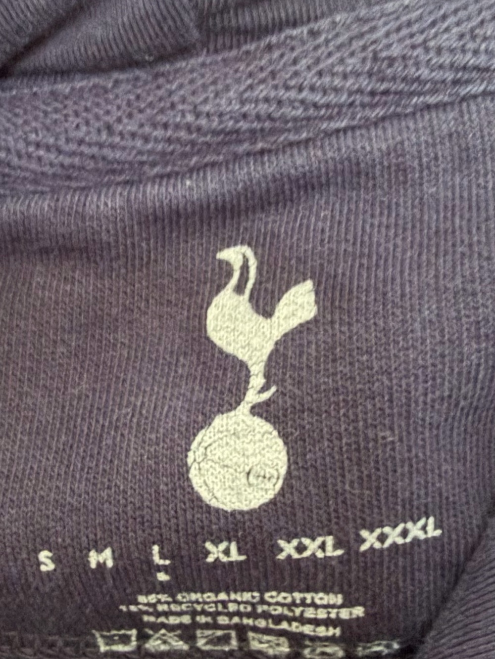 Tottenham Hotspur Navy Pullover Hoodie Kane Soccer #10 Large - Picture 3 of 5